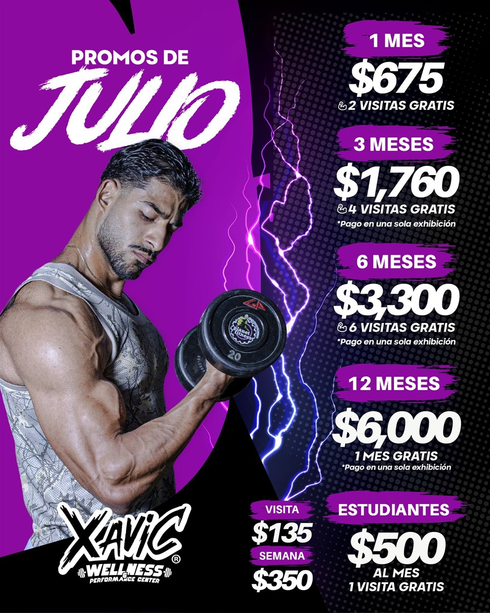Promos de Julio Xavic Gym